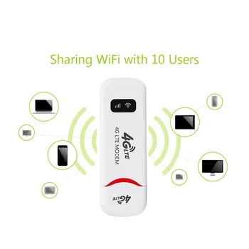 4G perkeliamas viešosios interneto prieigos Taškas Wi-fi Router USB Adapteris Judriojo Plačiajuosčio ryšio Maršrutizatorius 150Mbps LTE su SIM Kortele Europos versija