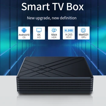4K HD Namų Garso ir Vaizdo Įranga Android 9.0 TV Box 4 GB RAM, 32 GB ROM Smart TV Set-Top Box Amlogic S905 Mx+s QPro JAV, JK, ES