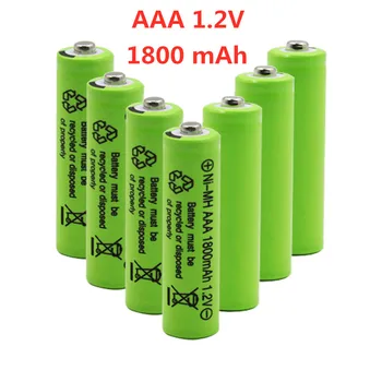 4~20PCS Originalus AAA 1800 mAh 1.2 V Kokybės įkraunamos baterijos AAA 1800 mAh Ni-MH 1.2 V 3A baterija