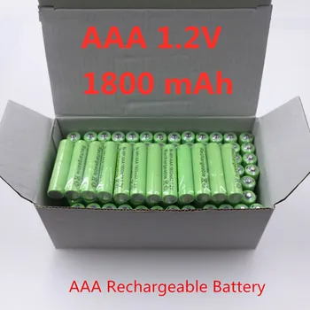 4~20PCS Originalus AAA 1800 mAh 1.2 V Kokybės įkraunamos baterijos AAA 1800 mAh Ni-MH 1.2 V 3A baterija