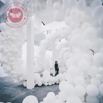 5-36inch didelis baltas balionas sutirštės lateksiniai balionai vestuvių pasiūlymu Valentino dienos, gimtadienio deco pripučiami helio balon