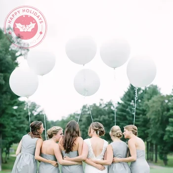 5-36inch didelis baltas balionas sutirštės lateksiniai balionai vestuvių pasiūlymu Valentino dienos, gimtadienio deco pripučiami helio balon