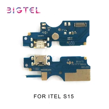 5 Vnt./Daug Testas Itel S15 USB Įkrovimo lizdas Jungtis Valdybos Dalių Flex Kabelis, Mikrofonas, Mic