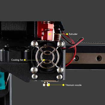 5 Vnt. Titano Lydinio Antgalio Sriegis Ekstruderiu Spausdinimo Galvutė Antgalis 3D Spausdintuvai Variklio Movos Antgalis