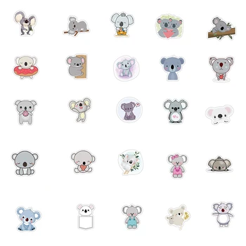 50pcs Animacinių filmų Gyvūnų Koala Lipdukas Vaikų Žaislas Lipdukas, Skirtas 