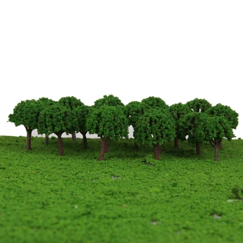 50pcs Medžių Modelis Miškų Augalų Priėmimo Priedai Z T Masto Traukinio Geležinkelio Geležinkelio Dekoracijos Diorama arba Išdėstymas