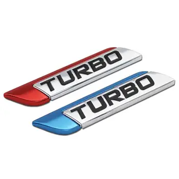 60% Dropshipping!!3D Metalo TURBO Turbo Automobilių Lipdukas Logotipas Logotipas Ženklelis Automobilių Stiliaus Lipdukai