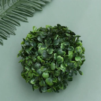 6pcs 10cm Imituojamas Žolės Kamuolys Meno Gėlių kompozicijų Ornamentu Padirbtų Augalų Kamuolys Sode Lauko Vestuves Apdaila