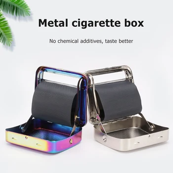 70mm Cigarečių Darymo Maker Mašina Popieriaus Ranka Sukti Voleliu Tabako Cigarečių Nešiojamos Dėžės, Rūkymo Reikmenys