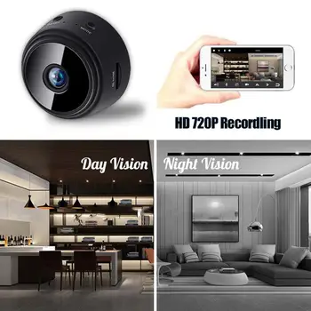720P HD Mini Kamera, WiFi Kamera Versija Micro Balso, Vaizdo, Wireless, Diktofonas, Stebėjimo Kameros, Mini vaizdo Kameros, IP Kameros Karšto