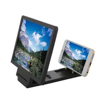 8.2 colių mobiliojo ryšio telefoną, veidu magnifier HD 3D vaizdo mobiliojo telefono didinamojo stiklo stendas, telefonas, sulankstomas stovas
