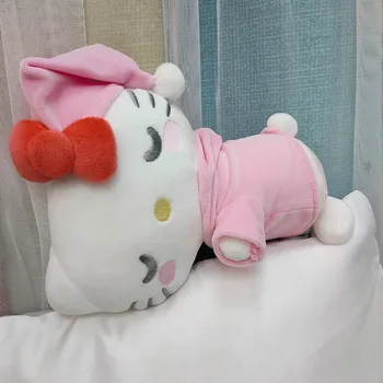 8inch Japonijos Animacinių filmų Sanrio Miega Hello Kitty Cinnamoroll Mano Melodija Pompom Purin Kuromi Minkšti Kimštiniai Pliušinis Lėlės Vaikams Žaislas
