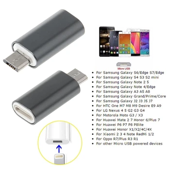 8Pin Žaibo Kabelis, Mikro USB Vyrų Adapterio 