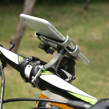 Aliuminio Dviračių Telefono Turėtojas Motociklo GPS mobiliųjų Telefonų Paramos Rankenos Laikiklis
