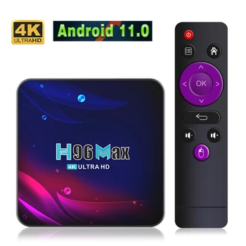 Android 11 TV BOX 2.4 G&5.8 G Wifi 32/64/128G 4k 3D 