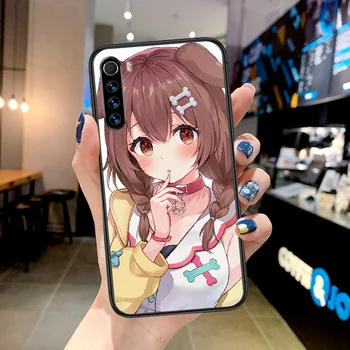 Anime Inugami Korone Hololive Telefoną Atveju Xiaomi Redmi Pastaba 7 8 8T 9 9S 4X 7, 7A 9A K30 Pro Ultra black Premjero Tapybos Hoesjes