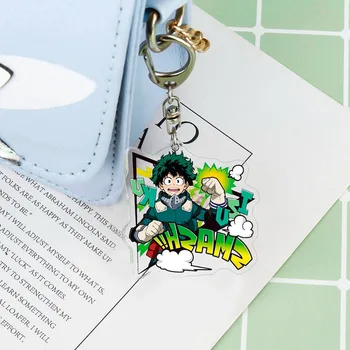 Anime Mano Herojus Akademinės Bendruomenės Boku No Herojus Akademinės Bendruomenės Keychain Akrilo Paketų Prižiūrėtojų Raktinę Key Chain Pakabučiai