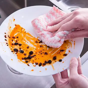 Anti-tepalas Valymo Šluostės Virtuvės Efektyvus Super Absorbentas Mikropluošto Valymo šluostės Namų Plauti Indų, Virtuvės Valymo Rankšluosčiai
