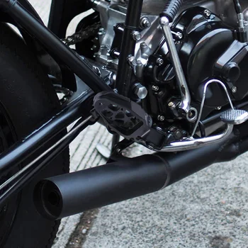 AOZBZ 2vnt 12cm Metalo Motociklo pakojų Su Pavasario Off-Road Universalus Moto Pakojos Koja Peg Pedalo Priedų