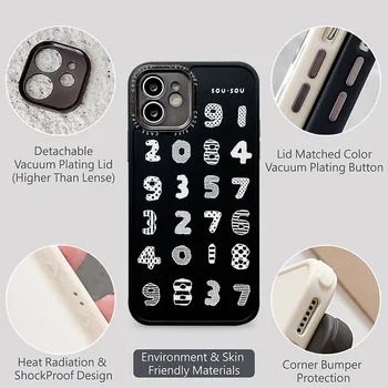 Arabiški TPU Minkštas Telefono Galinį Dangtelį iPhone 12 Mini 12 11 Pro Max X XR XS Max 7 8 Plius SE20 permatomas Atveju Bamperis