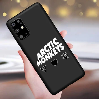 Arctic Monkeys Raidžių Juokinga Samsung Galaxy S7 Krašto S8 S9 S10e S20 S21 Pastaba 8 9 10 20 Ultra Plus Telefono dėklas Funda Padengti Etui