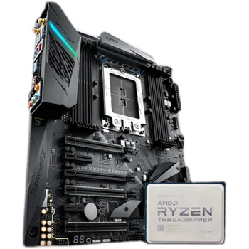 ASUS X399-E ŽAIDIMŲ + AMD Ryzen CPU 1920X Išsimėtę Plokštė CPU Nustatyti Sriegis Ripper 1920X Išsimėtę