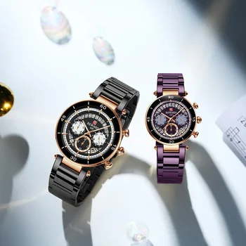 ATLYGIS Brazilija Karšto Pardavimo Prabanga Pora laikrodžiai Meilužis Kvarciniai Laikrodžių Vyrams, Moterims, Vandeniui Stianless Plieno Laikrodis dovanos