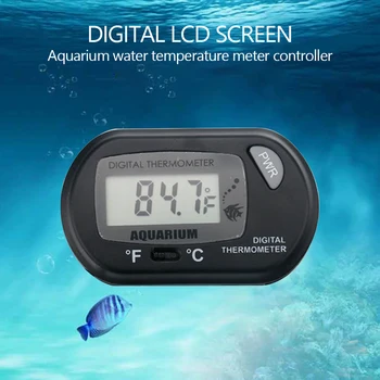Atsparus vandeniui LCD Skaitmeninis Žuvų Bakas Akvariumo Termometras, Panardinami Vandens Temperatūros Matuoklis Žuvų Bako Temperatūros Kontrolės Priemonės