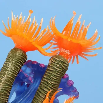 Aukštos kokybės Dervos, Silikono Žuvų Bakas Dirbtinis Padirbtų Augalų, Gyvūnų Ornamentu Akvariumas Netikrą koralų akvariumo dekoras Dropship #10940