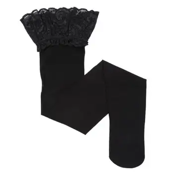 Aukštos kokybės Pavasarį ir Rudenį stiliaus 80D micro-skaidrus mėsos aukštos elastinga aksomo moterų kojinės, seksualios nėrinių kojinės