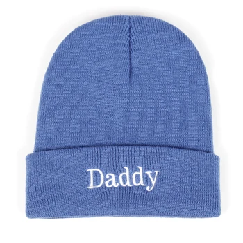 Aukštos kokybės tėtis laišką siuvinėjimo vilnos skrybėlę mados hip-hop lauke šalta skrybėlės unisex laisvalaikio kepurės, sporto ir laisvalaikio bžūp