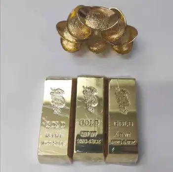 Autentiškas Lydinio Auksu, Aukso Plytos Kinijos aukso mėginiai Išsiųsti du aukso brangenybės