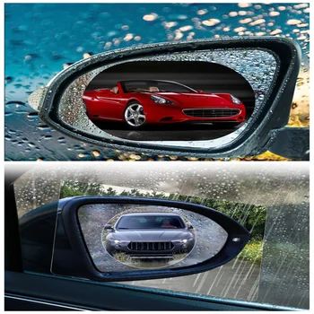Automobilio galinio vaizdo veidrodėlis, lietaus filmas pusės langas 