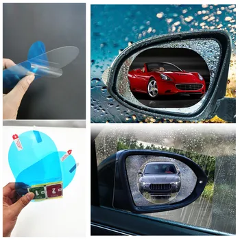 Automobilio galinio vaizdo veidrodėlis, lietaus filmas pusės langas 