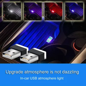 Automobilio LED Lemputė USB Atmosfera Šviesą, Lexus ES GX 