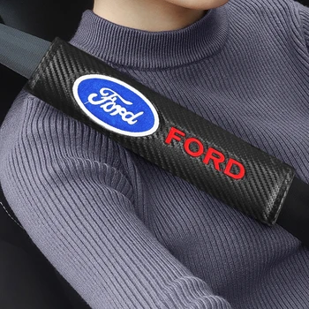 Automobilių Saugos Diržų Pečių Padengti Apsaugos Padas Auto Reikmenys Fords Focus 2 3 1 MK2 MK3 MK1 Fusion 