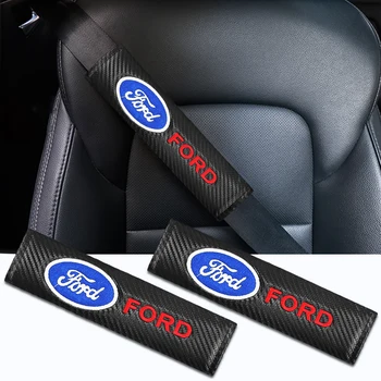 Automobilių Saugos Diržų Pečių Padengti Apsaugos Padas Auto Reikmenys Fords Focus 2 3 1 MK2 MK3 MK1 Fusion 