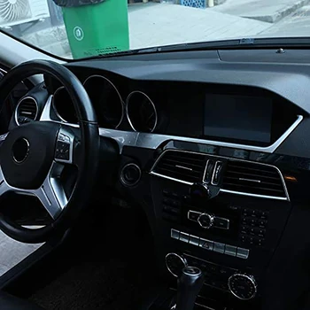 Automobilių Stiliaus Vairas, Prietaisų Skydelio Dangtelį Rėmo Apdaila Benz C Class W204 2011 2012 2013 Priedai