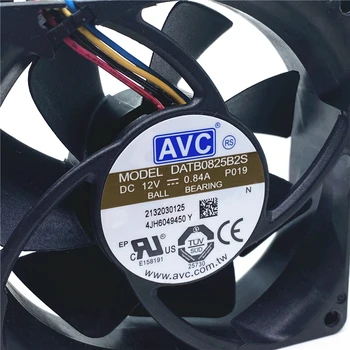 AVC DATB0825B2S 8CM 80MM 8025 80*80*25MM Serverio Ventiliatorius smarkus Vėjas Talpa PWM Ventiliatorius parama