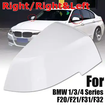 Baltos spalvos Priekinis Kairės/Dešinės Pusės galinio vaizdo Išoriniai Veidrodėliai Bžūp Apima BMW 1/2/3/4 Serijos F20/F21/F31/F32/F33/F34/F36