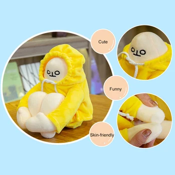 Bananų Lėlės Pliušinis Žaislas Pagalvę Kawaii Permainingi Bananų Žmogus, Lėlės, Minkšti Kimštiniai Pliušinis Vaisių Pagalvę Lėlės Dovana Įdaryti Žaislas Pliušinis Lėlės
