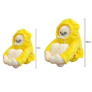 Bananų Lėlės Pliušinis Žaislas Pagalvę Kawaii Permainingi Bananų Žmogus, Lėlės, Minkšti Kimštiniai Pliušinis Vaisių Pagalvę Lėlės Dovana Įdaryti Žaislas Pliušinis Lėlės