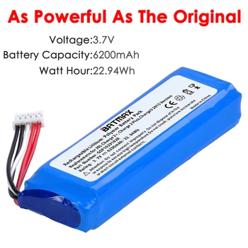 Batmax baterija JBL mokestis 2+ mokestis 2 plius mokestis 3 iki m. versija pakeitimo 