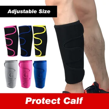 Blauzdos Paramos Reguliuojamas Blauzdos Suspaudimo Rankovėmis Fitneso Kojos Protector Apsaugo Kojų Šildytuvus L497