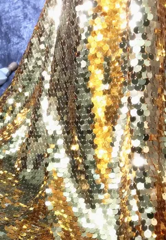 Blizga aukso blizgučiai audinio 9mm china parduotuvė parduotuvė apdailos medžiaga, vakarinę suknelę siuvimo audinys 1 kiemas