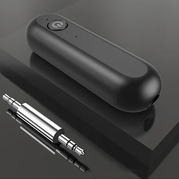 Bluetooth 5.0 Ricevitore Adattatore Per Auto AUX Audio USB Dongle Adattatore 3.5 Millimetri Martinetti Per La Cuffia Rinkinys Di