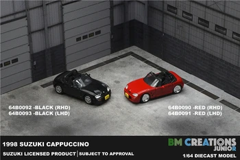 BM Kūrinių 1:64 1998 Suzuki Cappuccino Diecast Modelio Automobilių