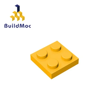 BuildMOC Suderinama Surenka Dalelių 3022 2x2 Statybinių Blokų Dalys 