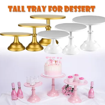 Buveinės šalies stendas vestuvių dekoravimas kaustytomis geležies gimtadienio dėklas desertas klastos darbalaukio popietės arbata tortas stovi