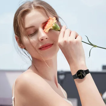 COCIFIT Q8L Smart Watch Moterų Jutiklinis Ekranas Nešiojami Prietaisai -- Skersmuo 39mm Smartwatch Moterų Pritaikoma Tapetai